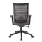 Officesource Interchangeable Collection Gray Mesh High Back Task Chair with Black Base 656MBFBK - alternate 8